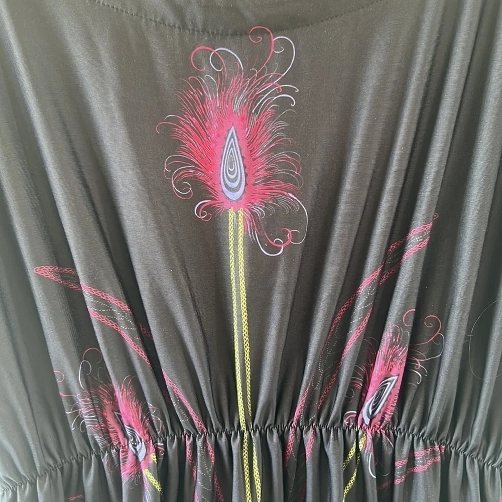 BUFFALO Tops | Women’s Print Tunic Cinch Waist | Size Medium